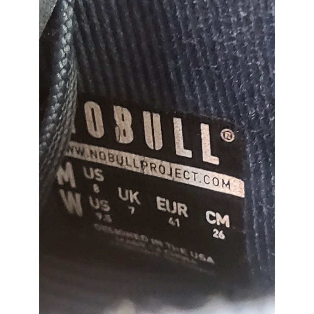 NOBULL Superfabric High Top Crossfit‎ Sneakers Navy Gum Bottoms Men 8 Women 9.5 - Picture 4 of 8
